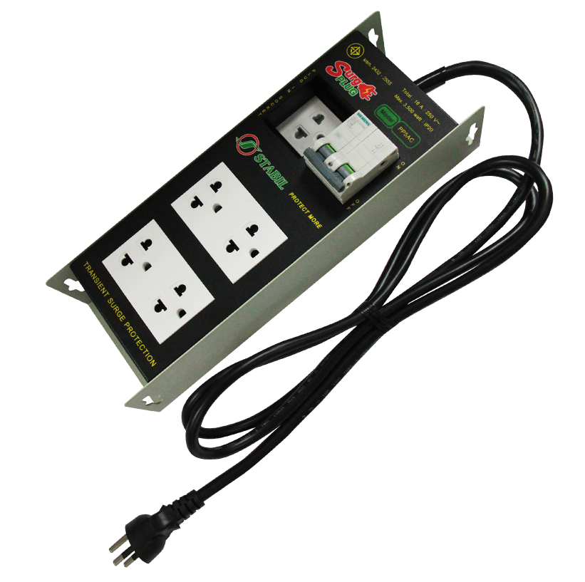 Surge Protector SPD ป้องกันไฟกระชาก ป้องกันฟ้าผ่า หัวล่อฟ้า