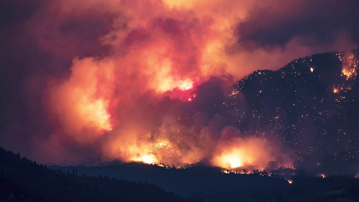 ฟ้าผ่า1.2หมื่นครั้งโหมไฟป่าแคนาดา – บริติชโคลัมเบียสังเวย “ฮีตเวฟ” ทะลุ700ราย